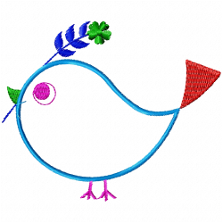 Small Birds Embroidery Design 7